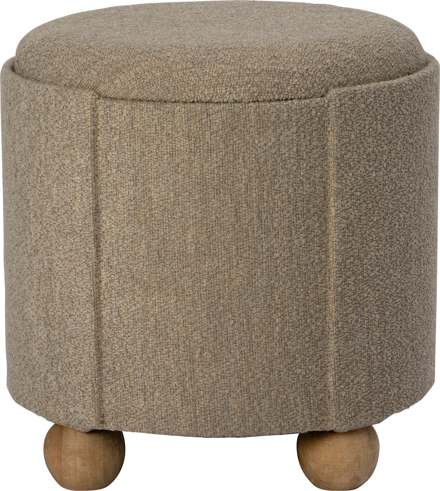 Intratuin poef met opbergruimte Camile crème D 40 H 40 cm