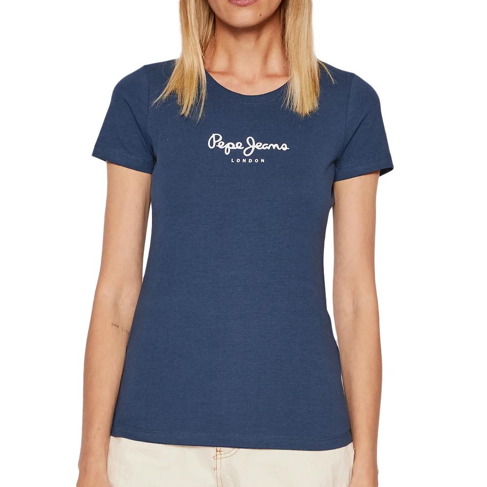 Pepe jeans T-shirt Marine Femme Pepe Jeans New Virginia