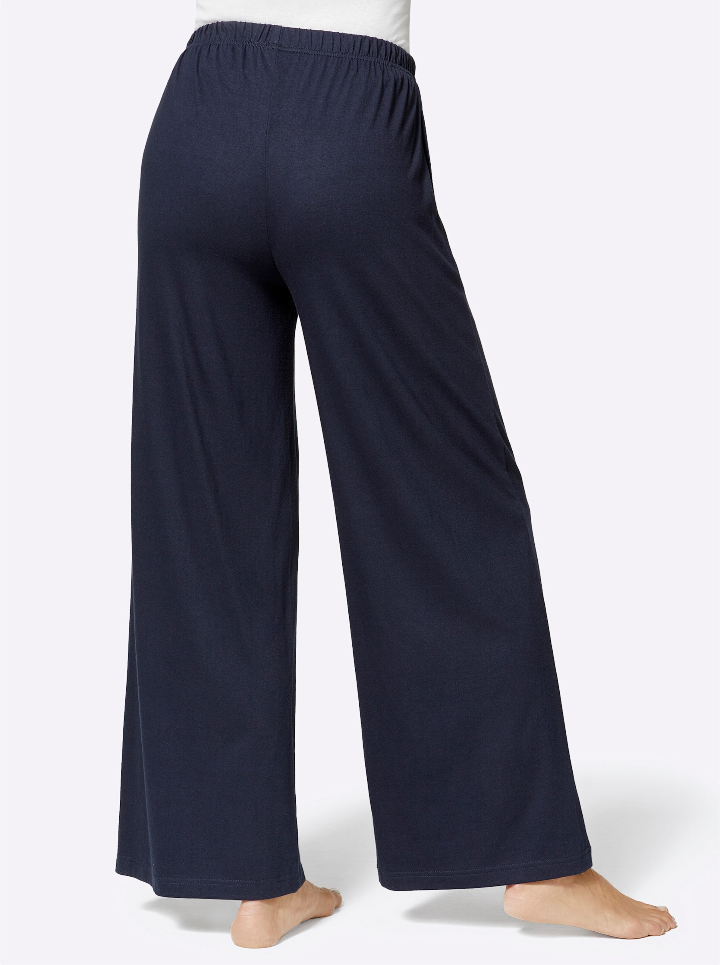 feel good Hosen in marine + bordeaux