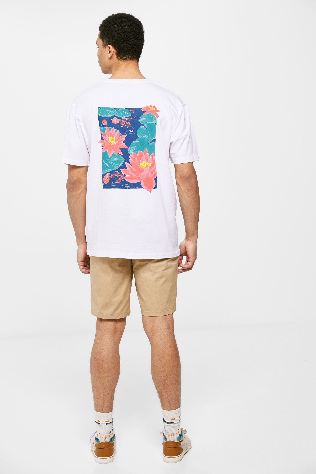 Bermuda chino leve - bege