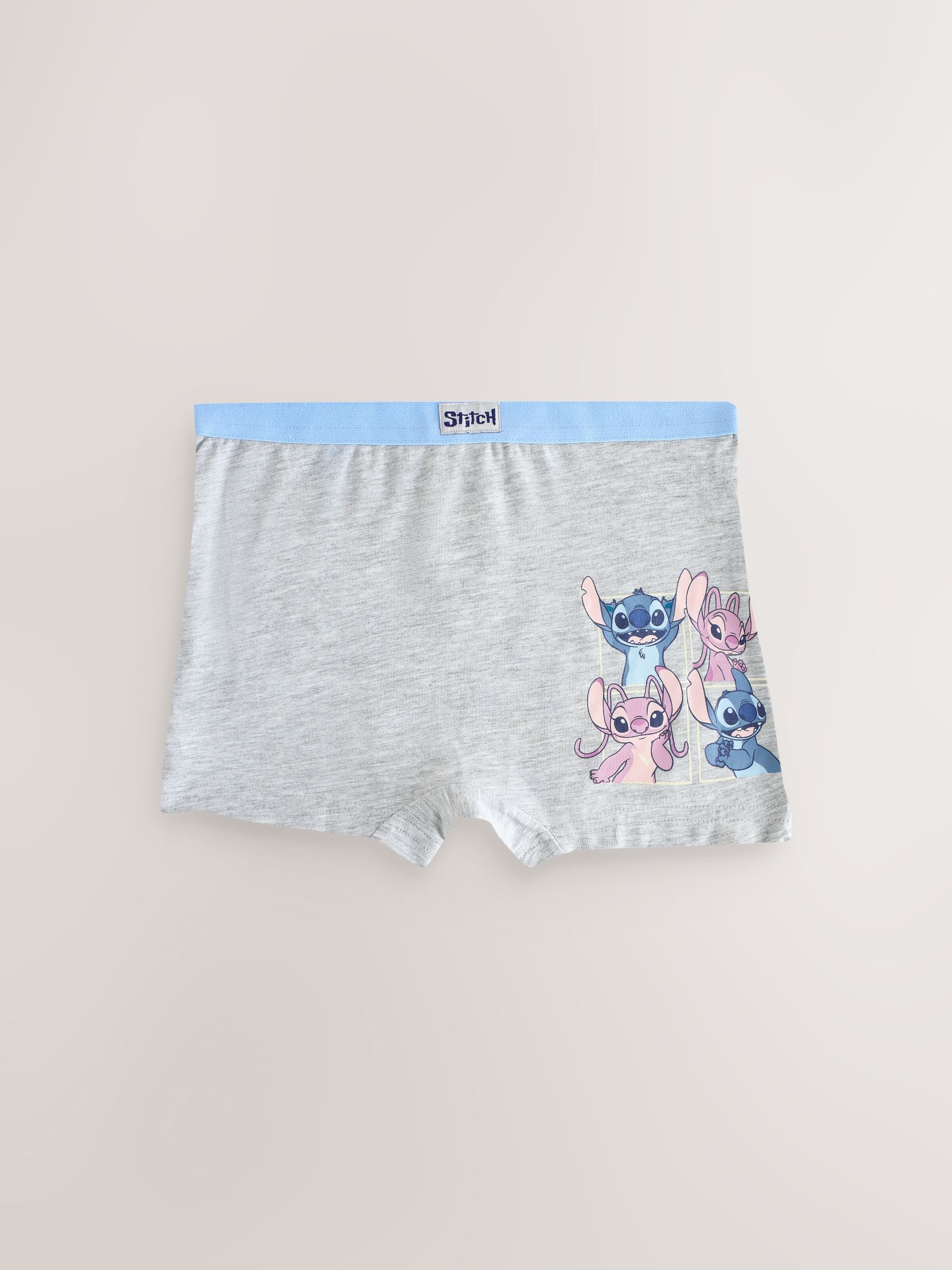Roze/blauw - Disney Stitch en Angel shorts 5 -pack (2-16jr)