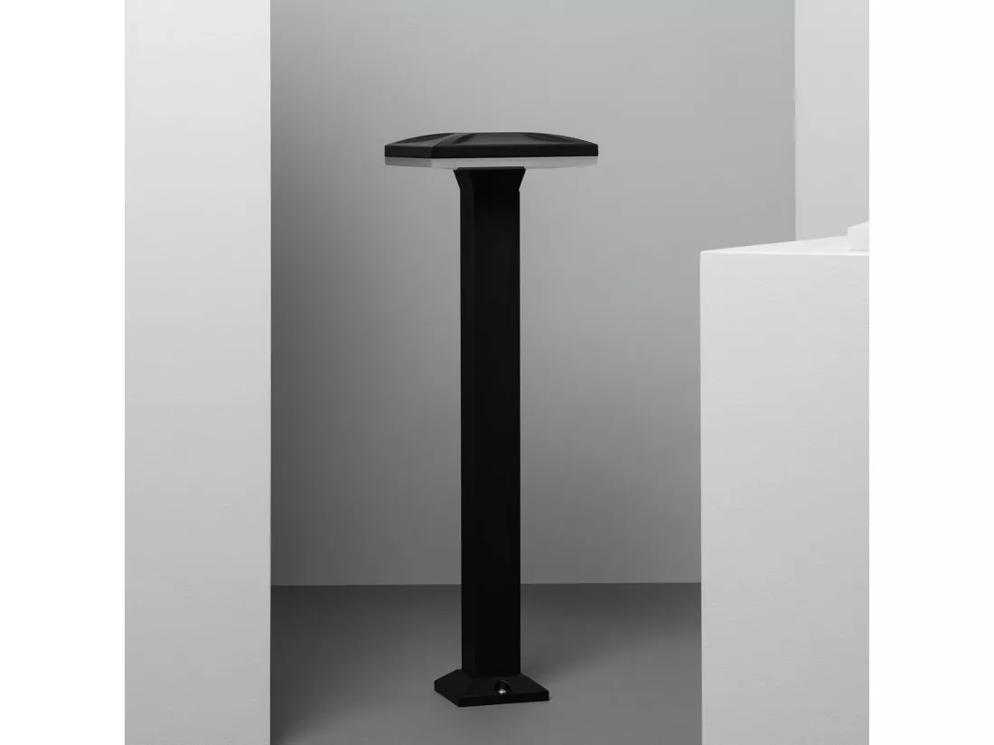 Balise LED Extérieure 12W en Saillie sur Pied 60cm Nilo 3000K Blanc chaud