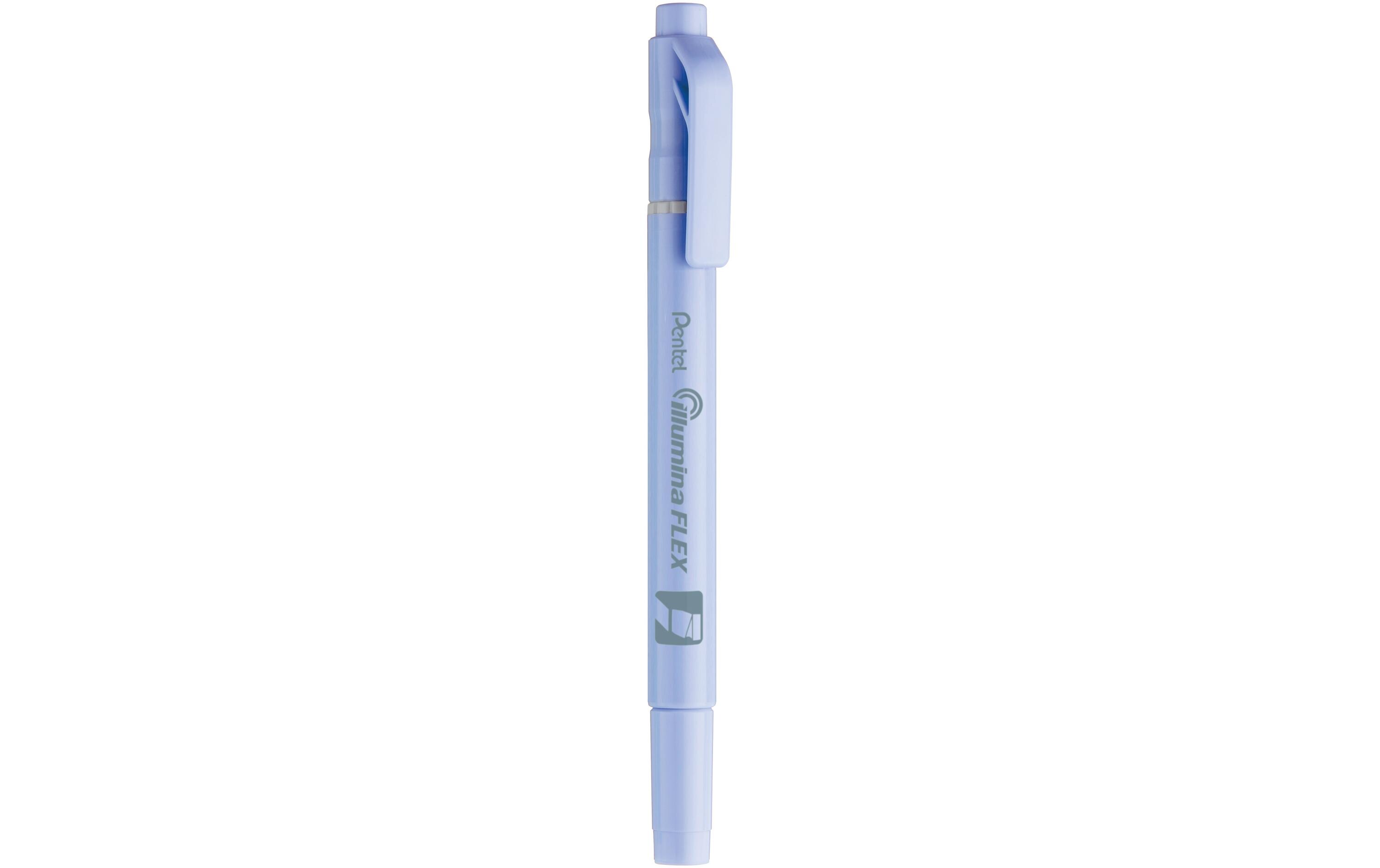 Textmarker Illumina Flex 1.0-3.5 mm, Pastell BlauMarker mit zwei Schreibspitzen