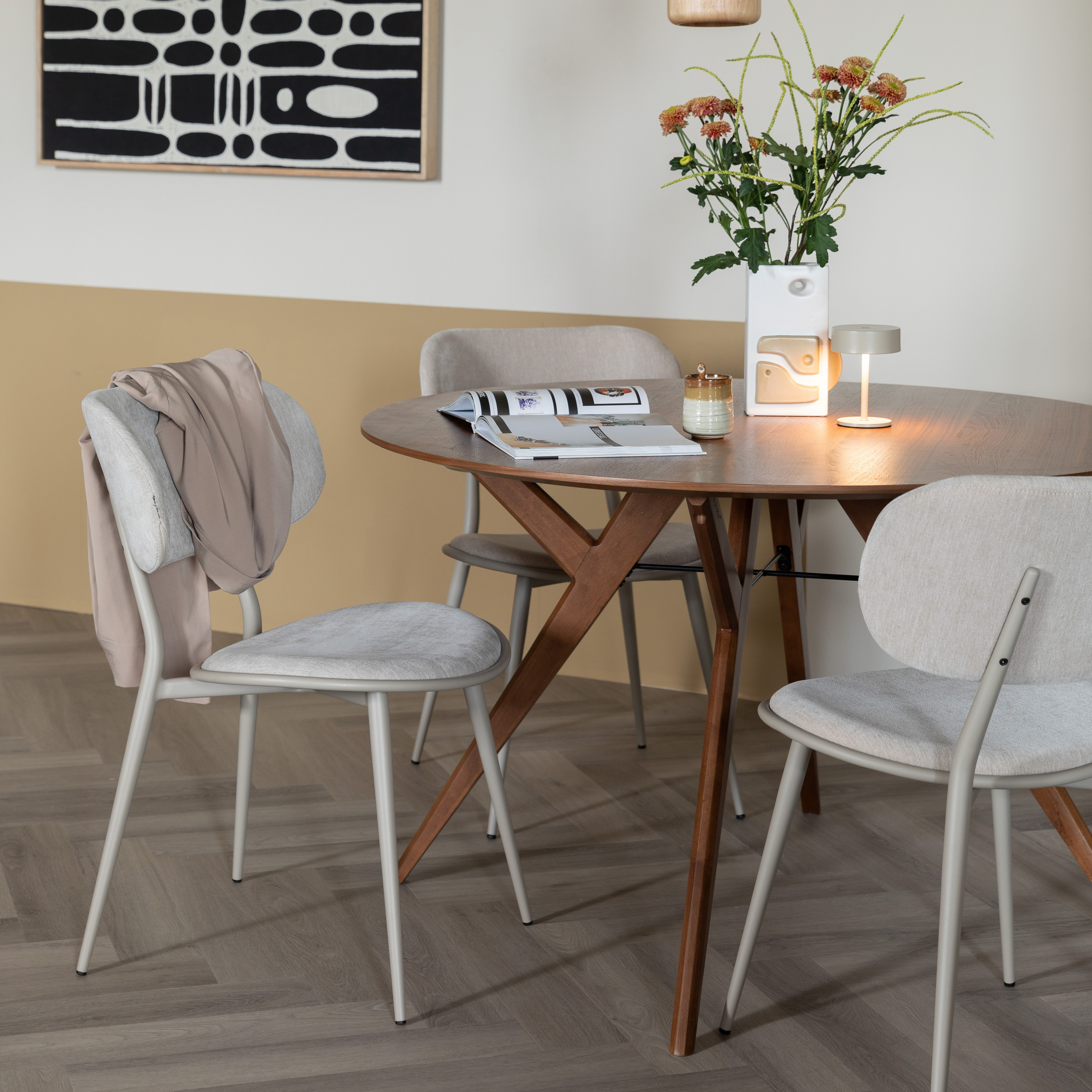 Zuiver x fonQ Ijver Eettafel - Ã 120 - Walnoot