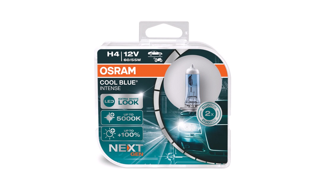 Pæresæt H4 Cool Blue Intense - Osram