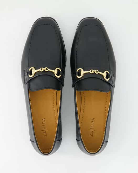 Zahira 4093-T Slipper in Schwarz
