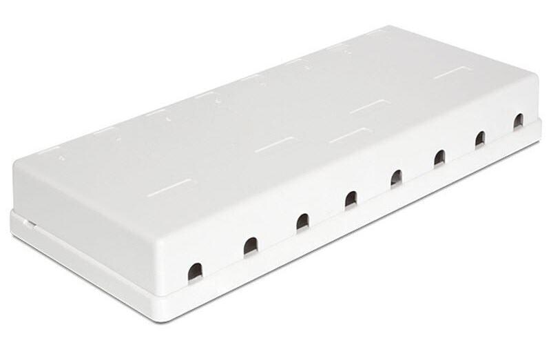 Gehäuse Keystone 8-fachLeergehäuse mit acht Modulen