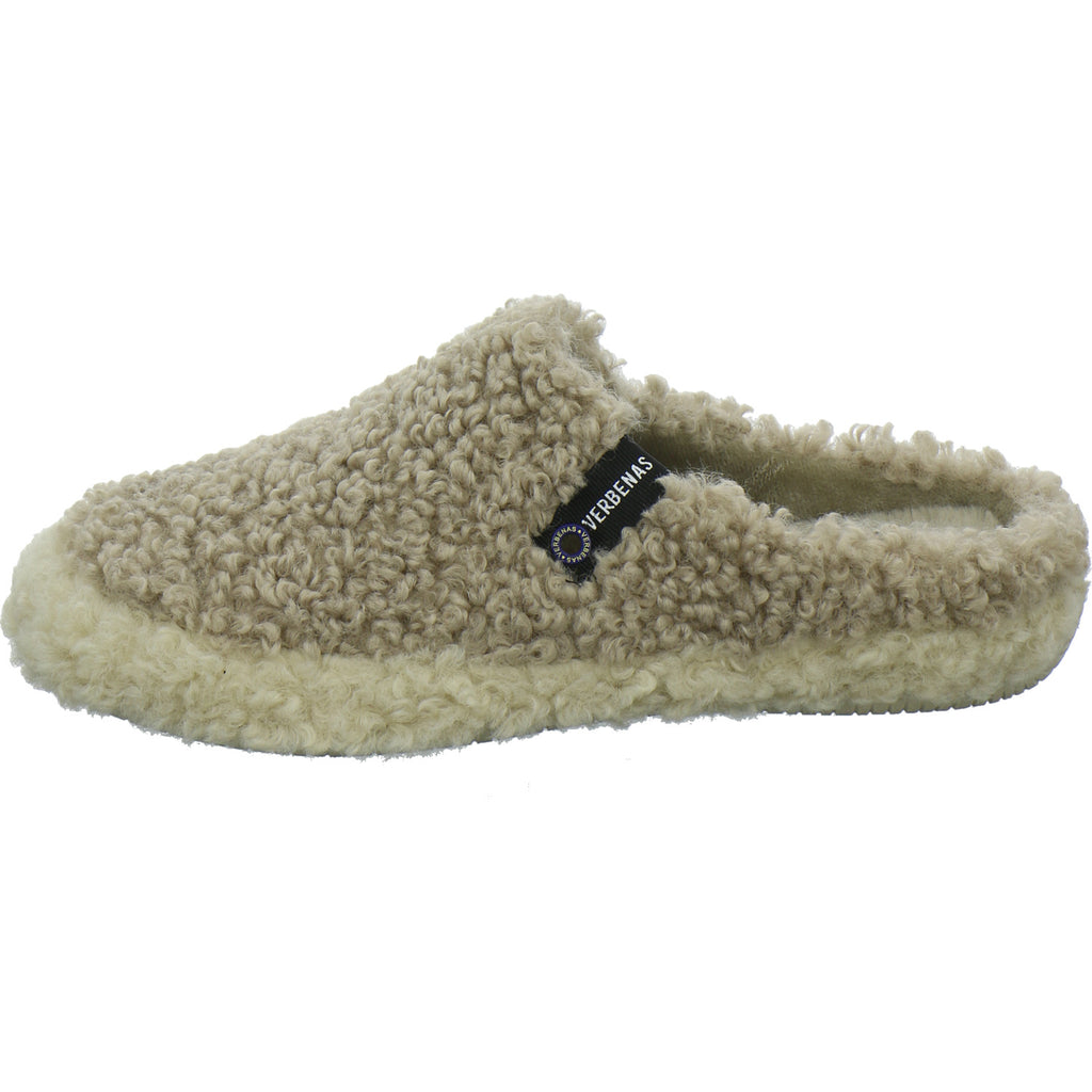 Verbenas Hausschuhe Damen Damen Yuma Curly taupe