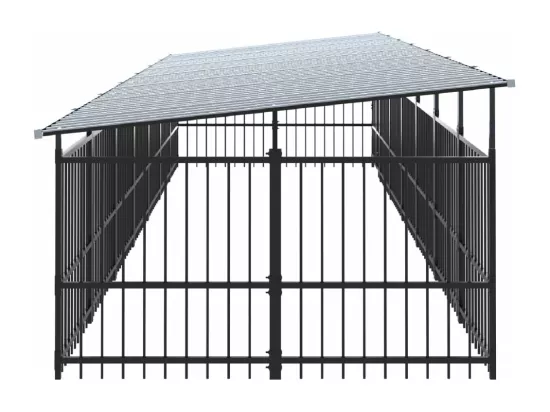 Chenil cage enclos pac noire 685 x 198 x 128 cm 02_0041740
