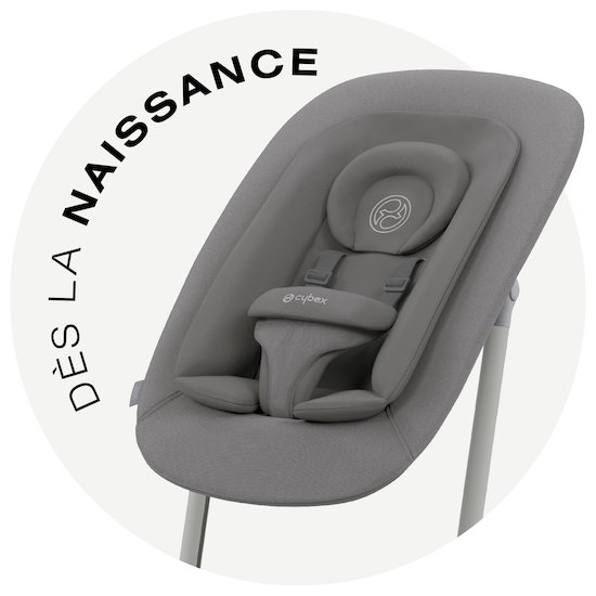 Chaise haute Lemo 4-en-1   Suede Grey        de               CYBEX