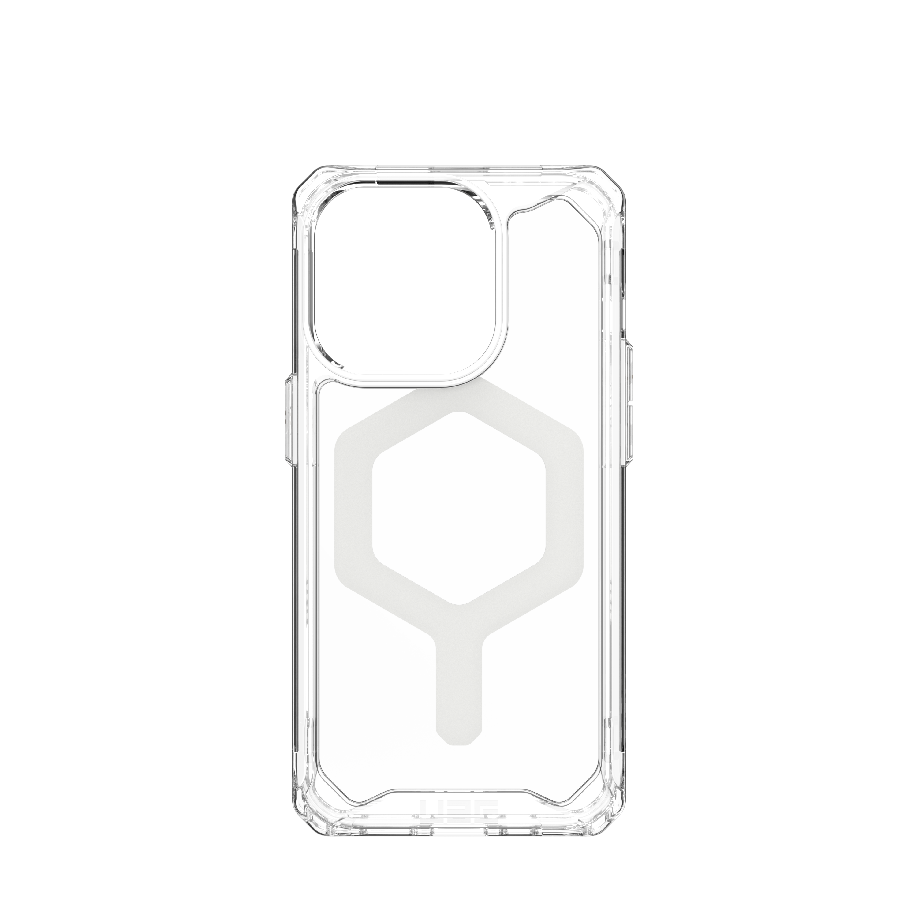 iPhone 14 Pro MagSafe Hybrid Schutzhülle Plyo (114070114343) - Weiss / Transparent (Ice)