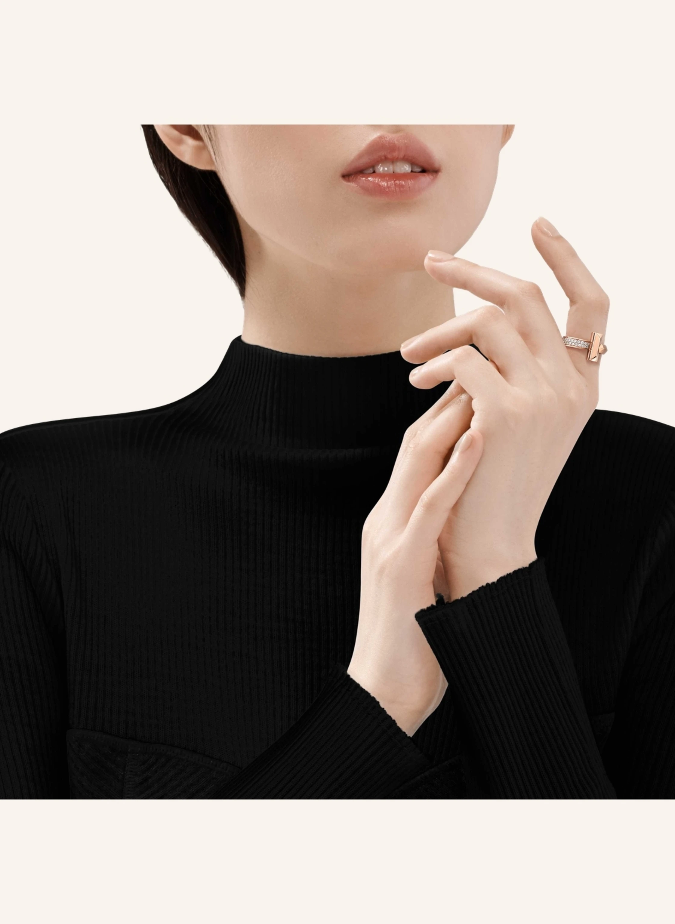 TIFFANY & Co. Tiffany T T One RING aus 18 Karat Roségold