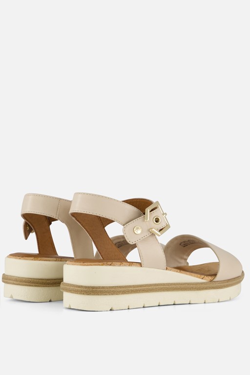 Tamaris Sandalen beige Leer