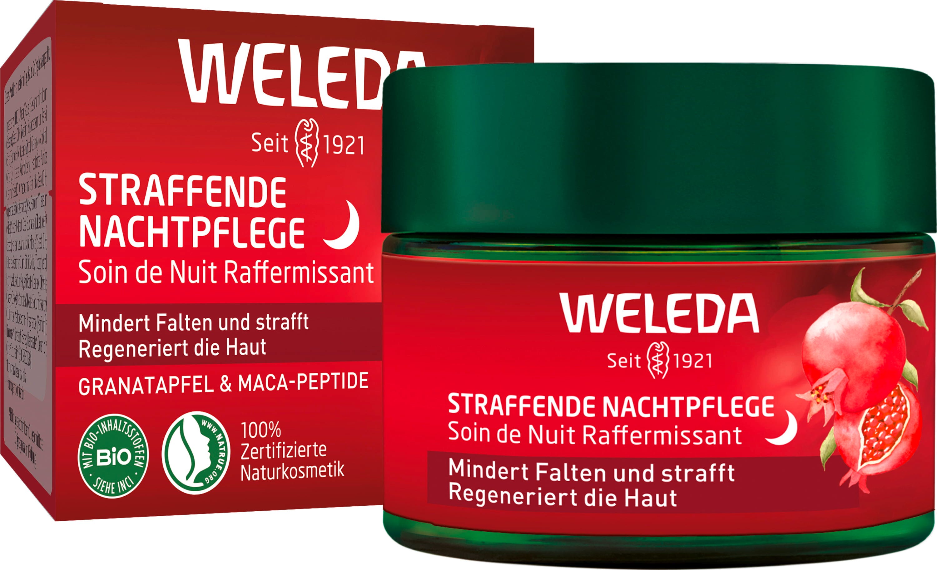 Weleda  Granatapfel & Maca-Peptide Straffende Nachtpflege, 40 ml
