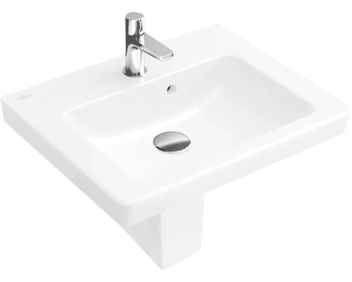 Villeroy & Boch Subway 2.0 wastafel, 50 cm, wit, 73155001
