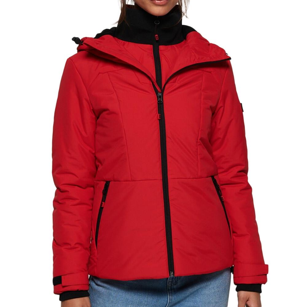 Superdry Blouson Rouge Femme Superdry Aeon