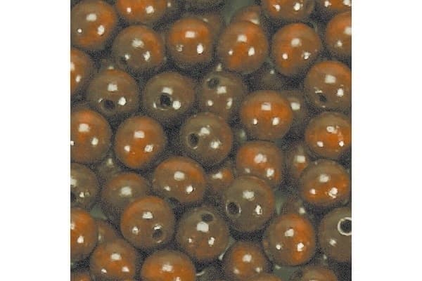 Træperler 5mm 1000 stk brun