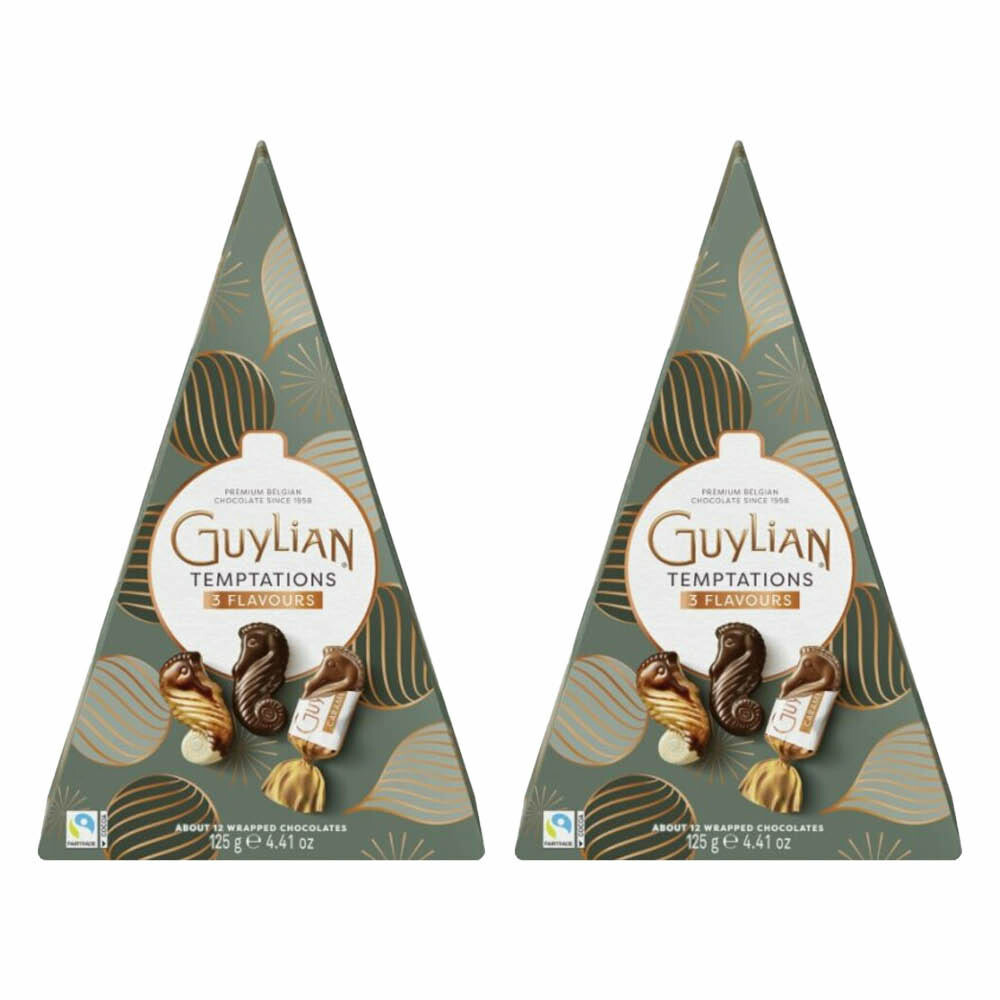 2x Guylian Temptations Mix Xmas Tree125 gr
