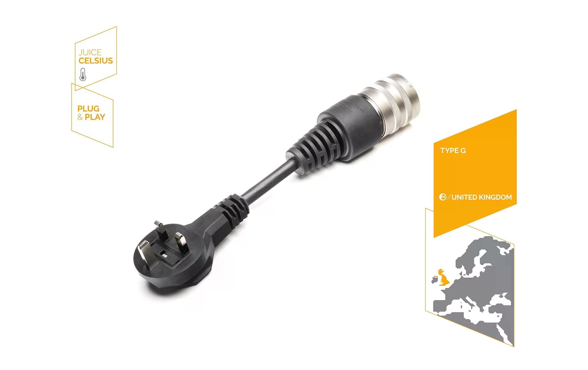 Mobile Ladestation JUICE BOOSTER 3 air Master Traveller Set<br>Die smarte Ladelösung für Elektrofahrzeuge für zuhause oder unterwegs