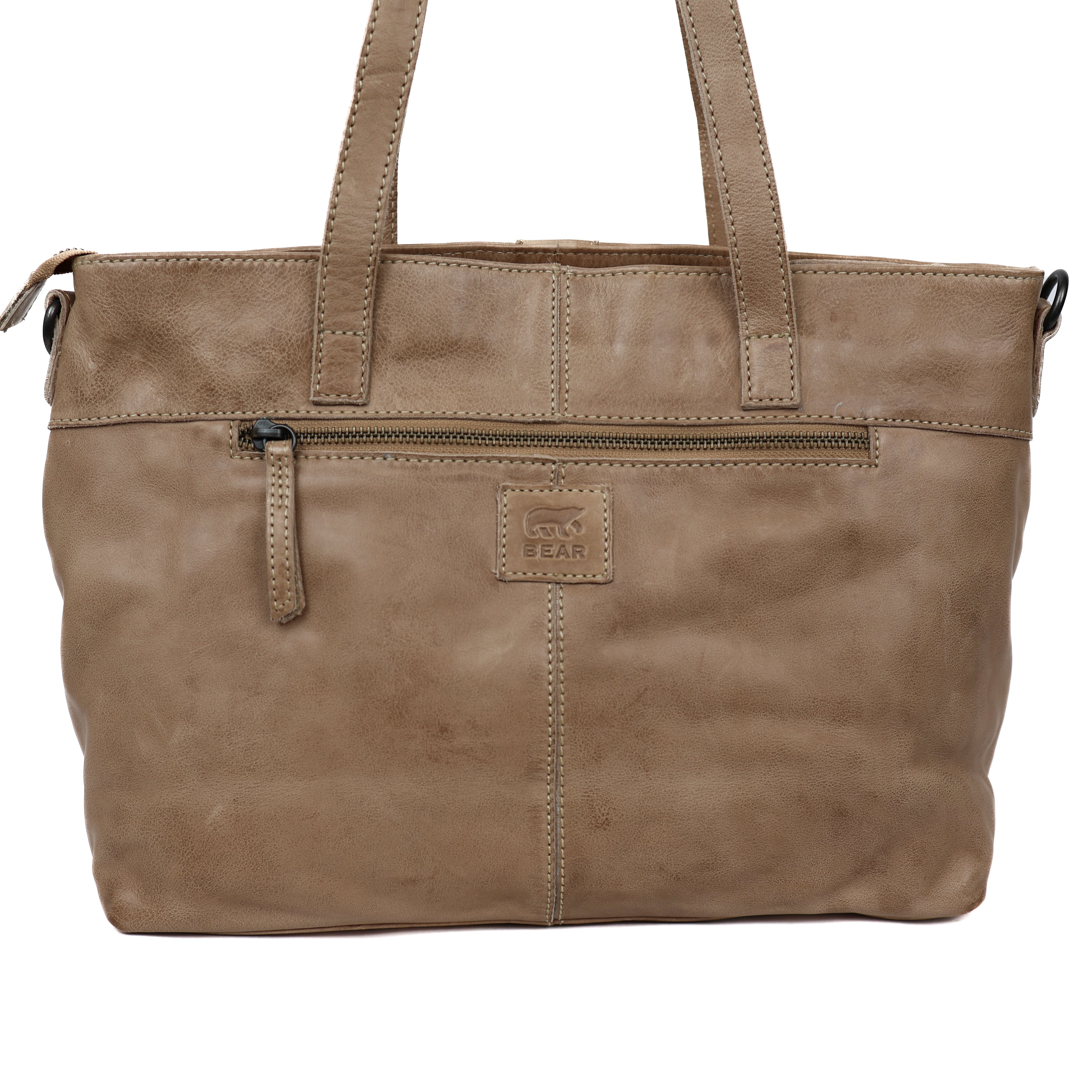 Hand-/schoudertas 'Fleur' beige Beige