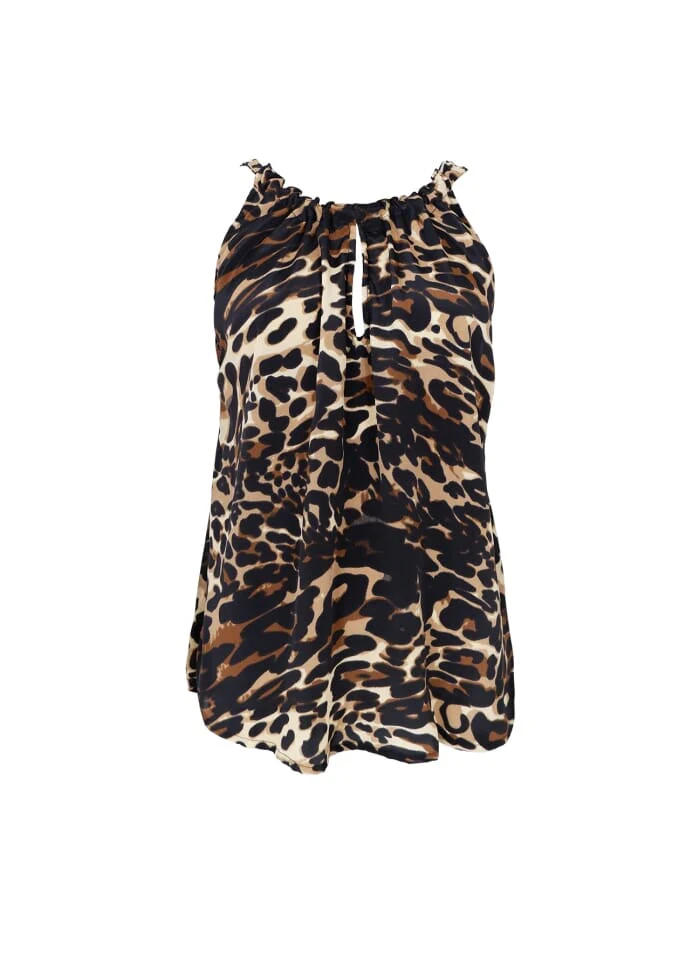 Black Colour Bcluna Bow Top