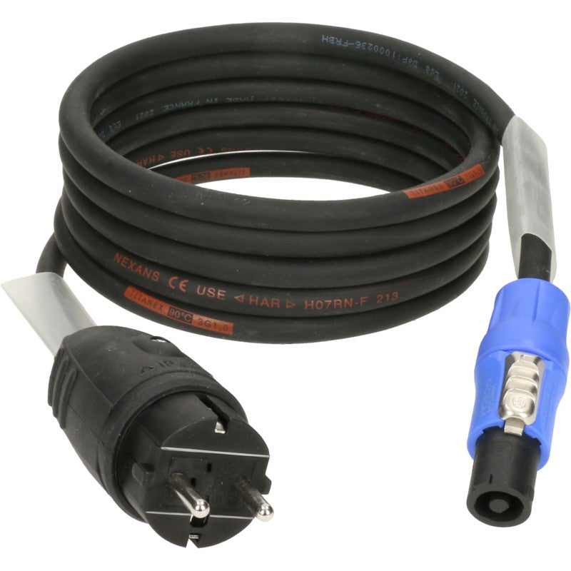 Klotz PT1-GA0020 stroomkabel 1.5 mm² Schuko - powerCON A 2m