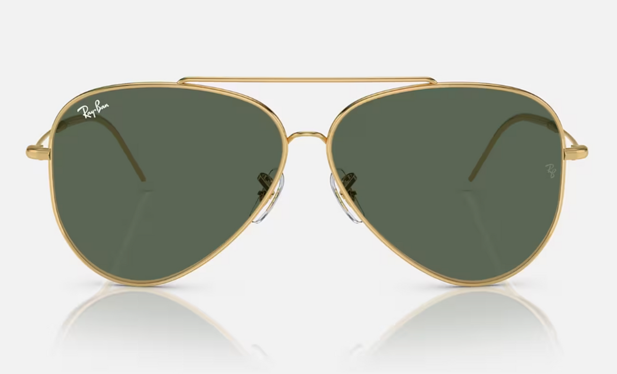 Ray-Ban<br>Aviator Reverse Polished Gold