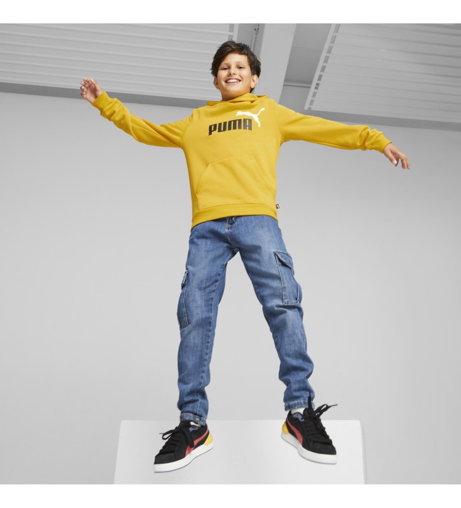 Moletom com capuz Puma Essentials+ Two-Tone Big Logo - Amarelo