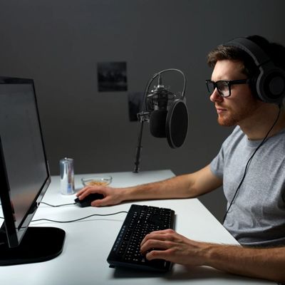T'nB PACK STREAMER - Pack micro + filtre + bras articulé pour youtubers et stremer- noir