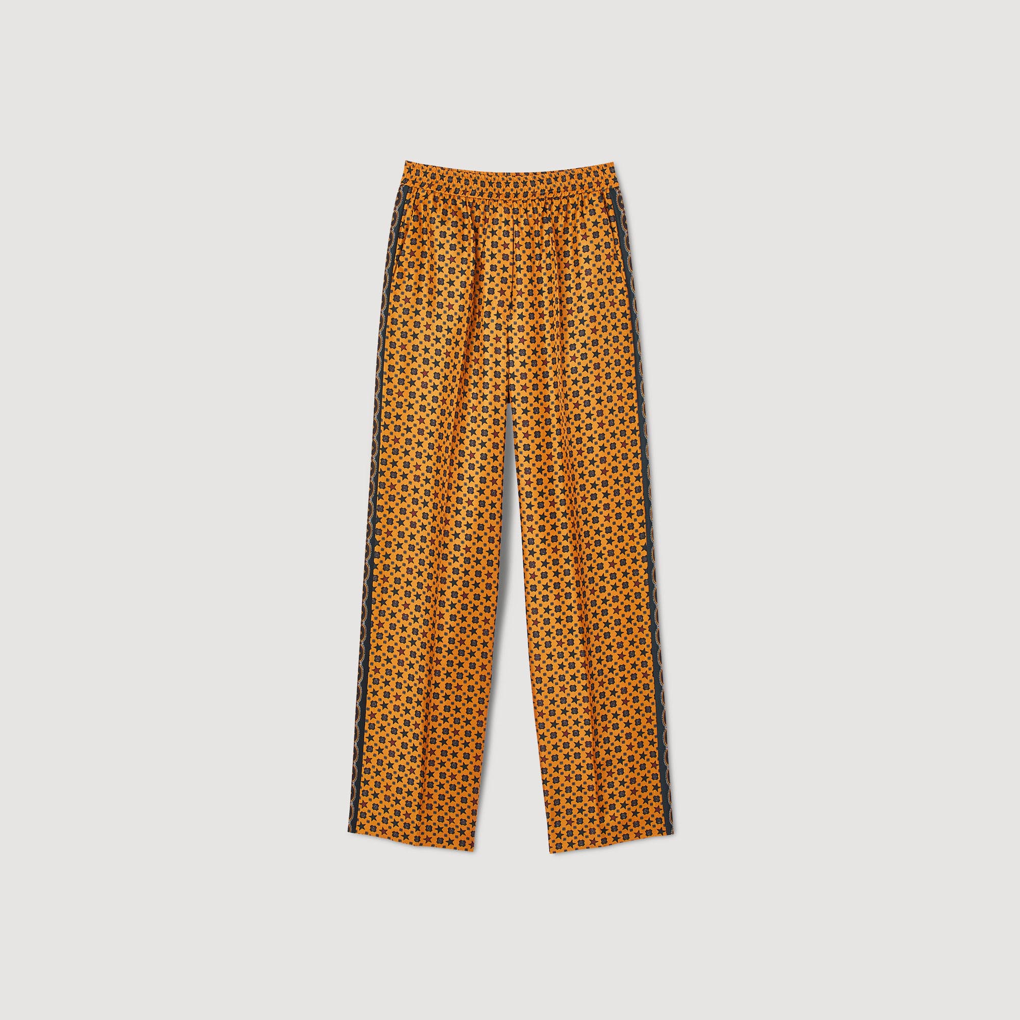 Pantalon satine imprime