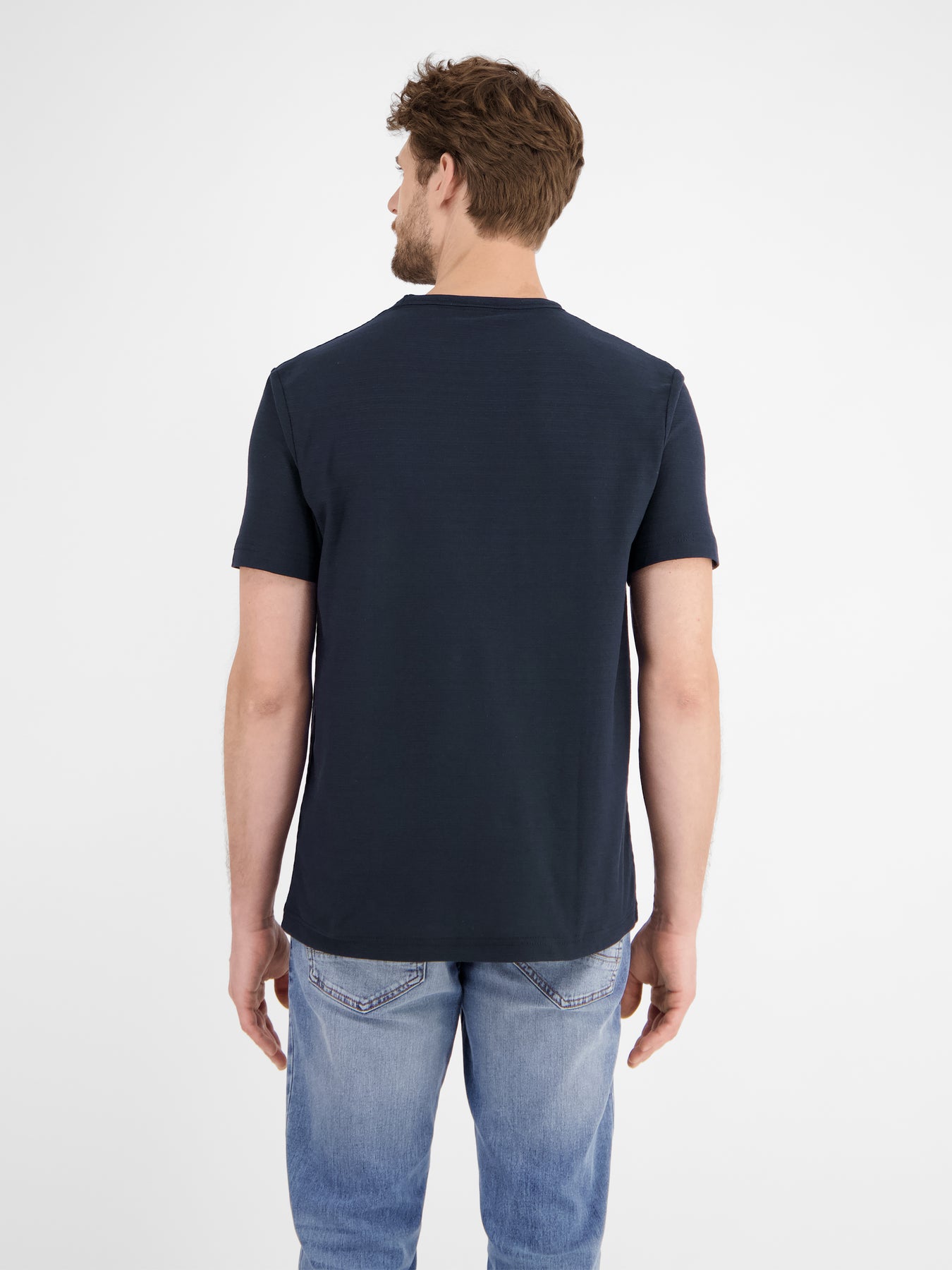 T-Shirt in Strukturqualität