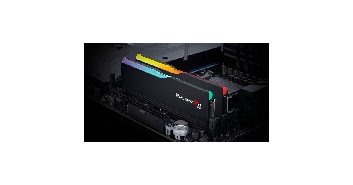 G.Skill64 GB DDR5-6000 (2x 32 GB) Kit werkgeheugen  (Zwart, F5-6000J2836G32GX2-RM5RK, Ripjaws M5, XMP 3.0)