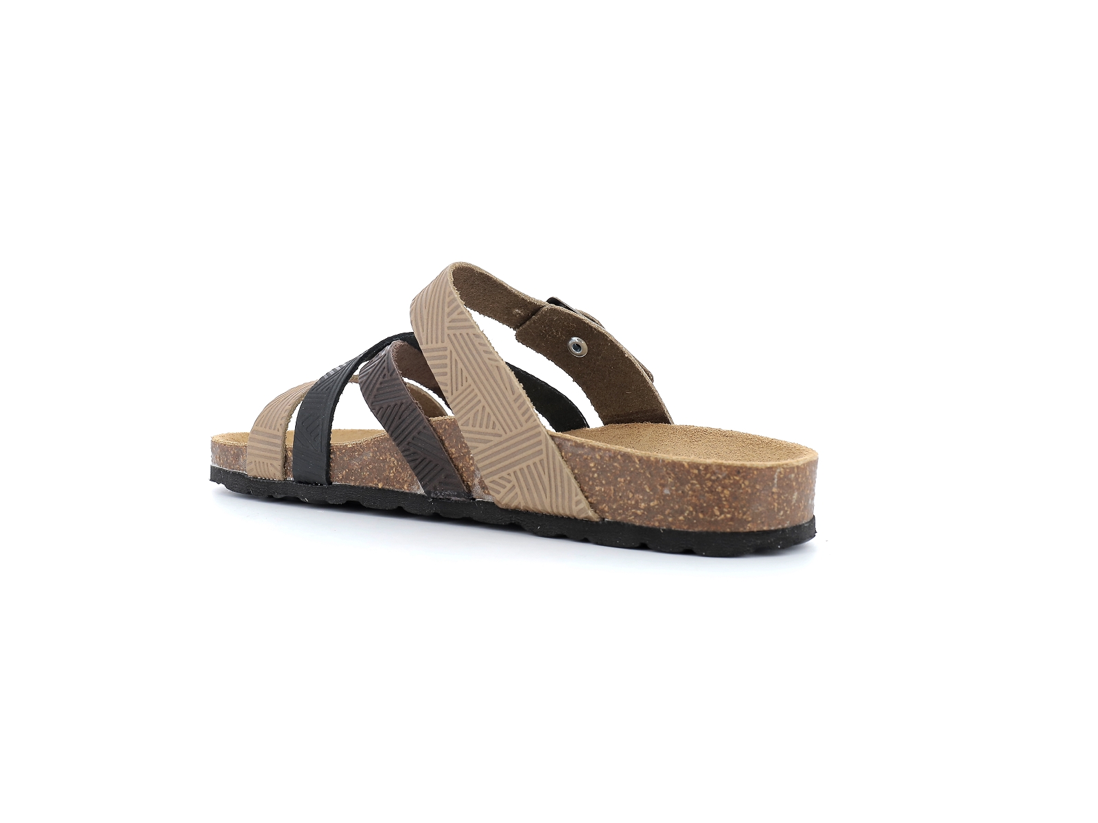 P brand-09621D/8100 Cuir Marron Noir