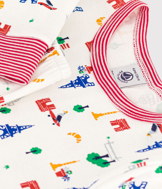 Pyjama imprimé motif Paris en coton enfant