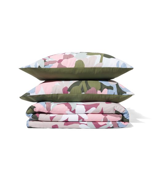 housse de couette en coton doux 200x200/220 flora