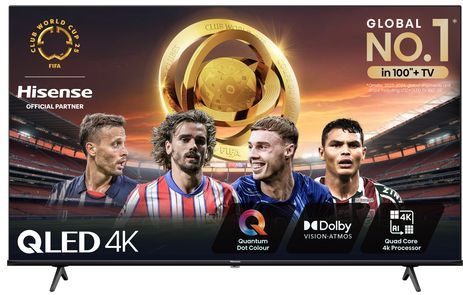 Hisense - 43E7NQT - QLED Smart TV - 43 Inch - 4K Ultra HD - Dolby Vision - Dolby Atmos