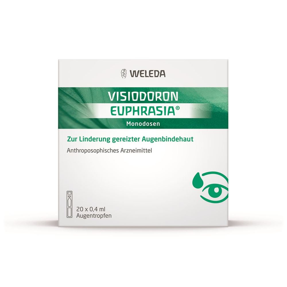 VISIODORON Gtt Opht Monodosen Monodos 0.4 ml<br>20 × 0.4 ml, Monodosis, Augentropfen, Lösung, Monodosen