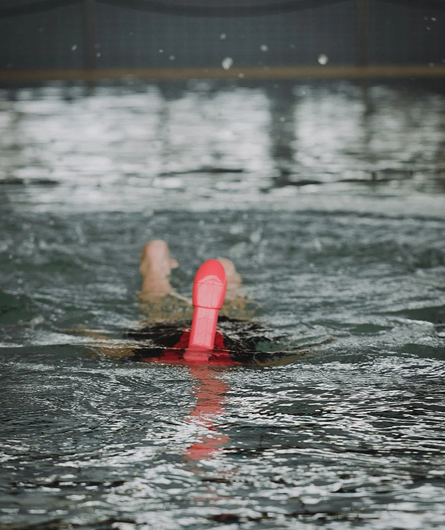 Watery fullface dykkermaske til børn - Oxygen - Atlantic Pink