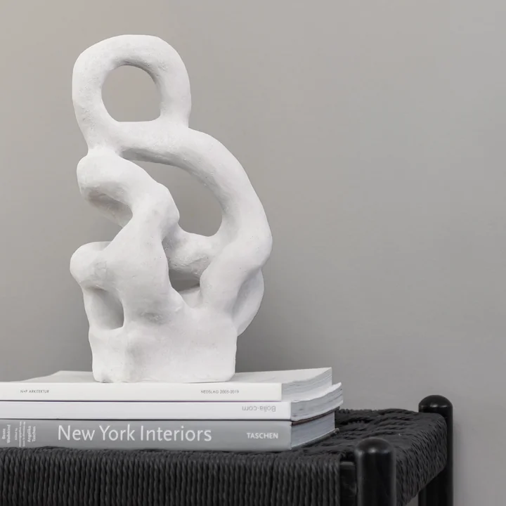 Mette Ditmer - Art Piece Skulptur, H 32 cm, off-white