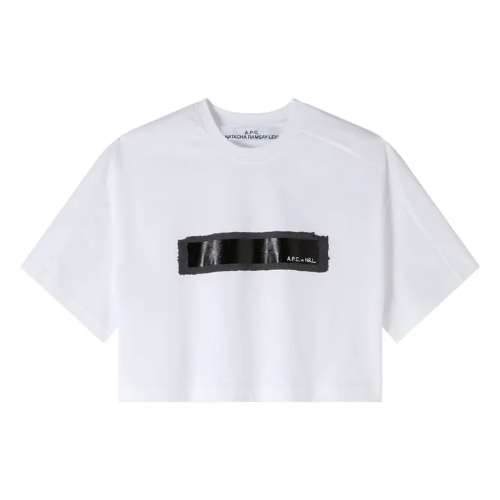 A.P.C. Collaboration A.P.C. x Natacha Ramsay Levi - T-shirt Sandre Coton Bio | Blanc