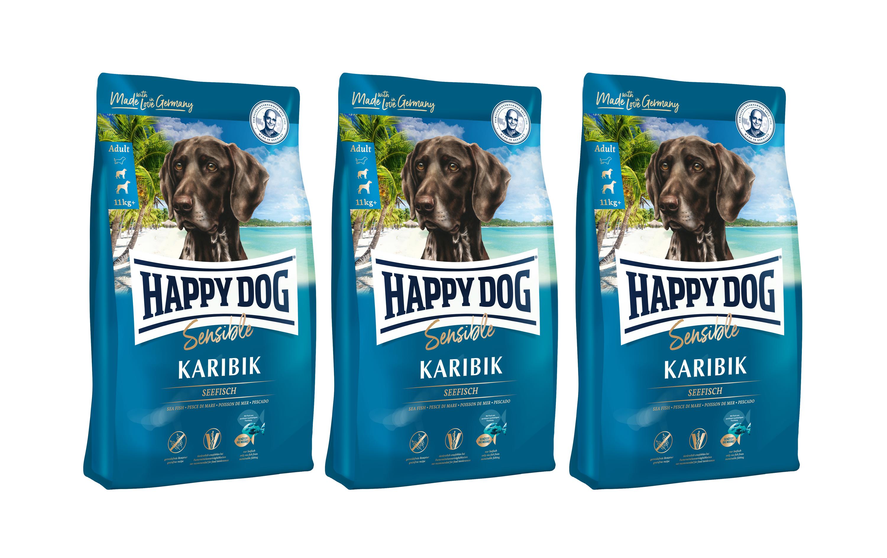 Trockenfutter Supreme Karibik, 3 x 4 kgAlleinfuttermittel für ausgewachsene Hunde