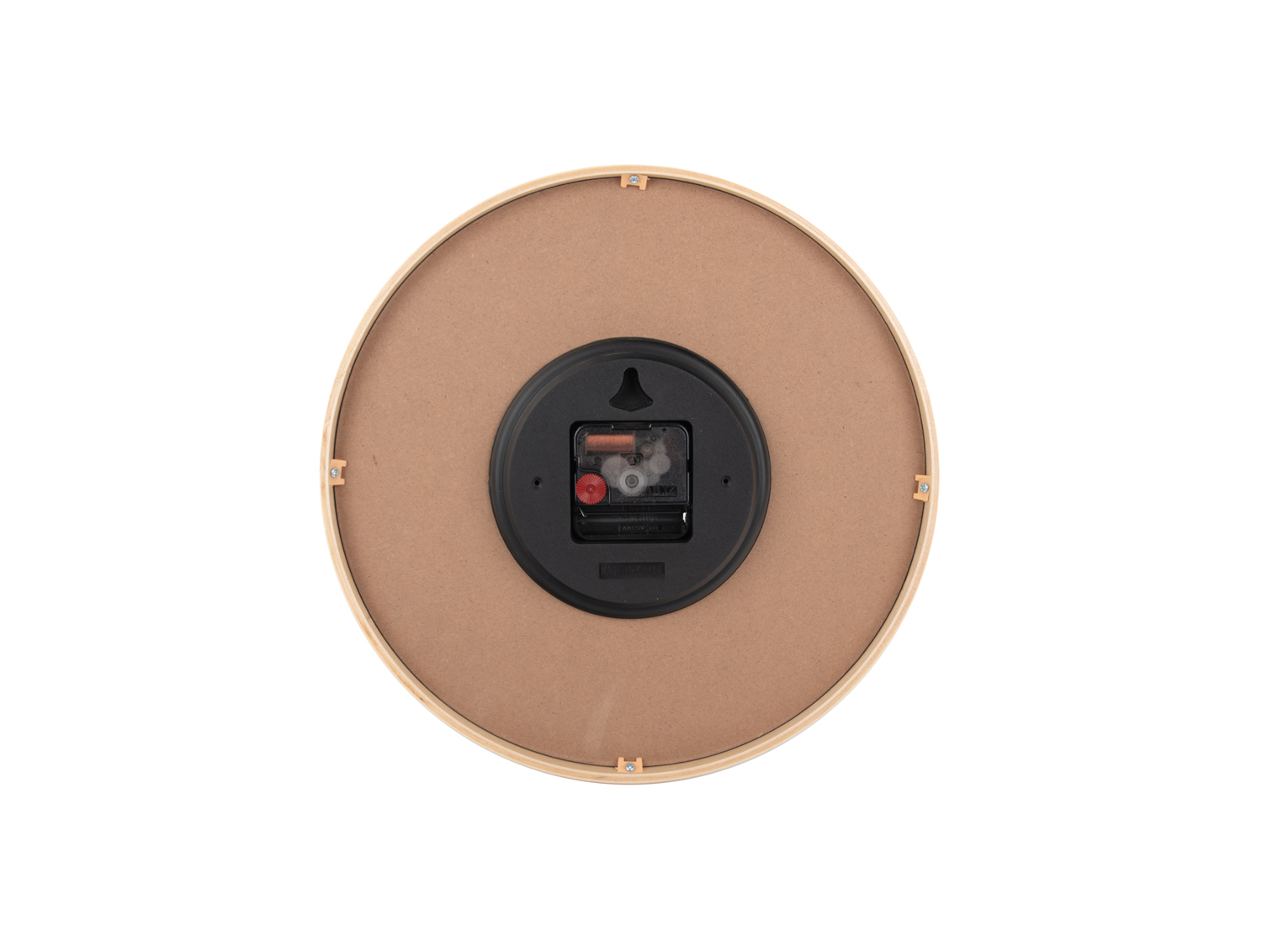 Wall clock Osado Dome wood black