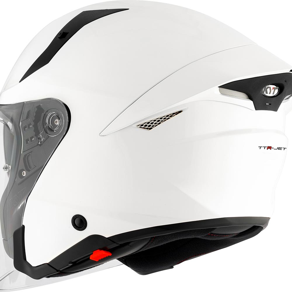 kyt - Casque TTR-Jet Plain Blanc
