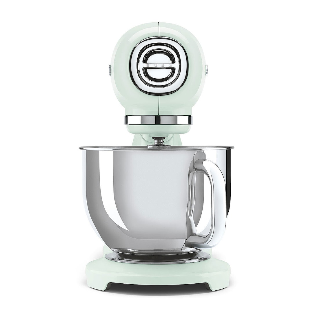 SMEG Küchenmaschine Full-Color Pastellgrün/ silberfarbig