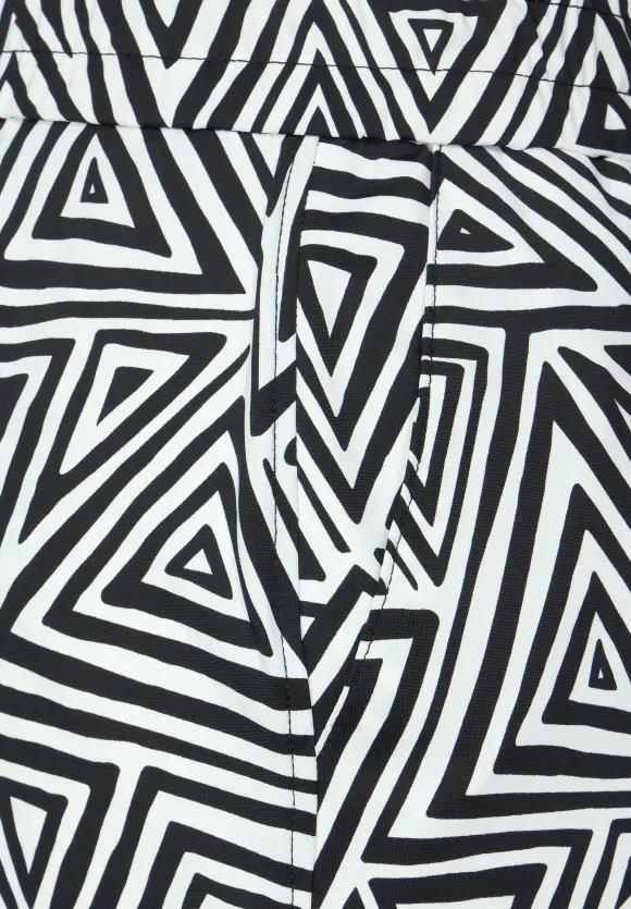 Loose Fit Printhose - Black