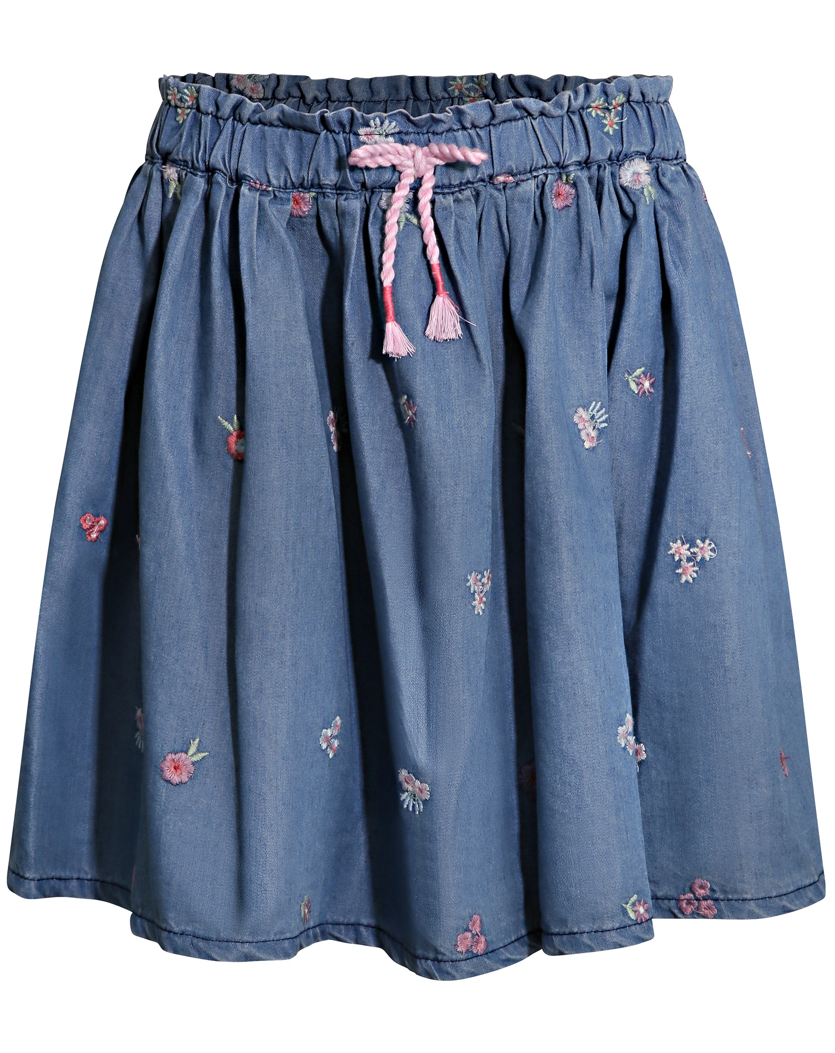 Jeansrock BLUMEN in jeans blue