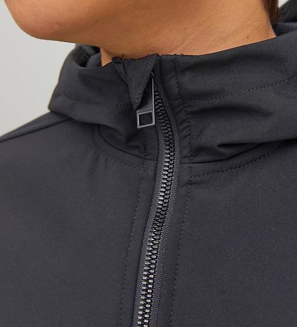Jack & Jones Softshelljakke m. Fleece - Noos - Sort