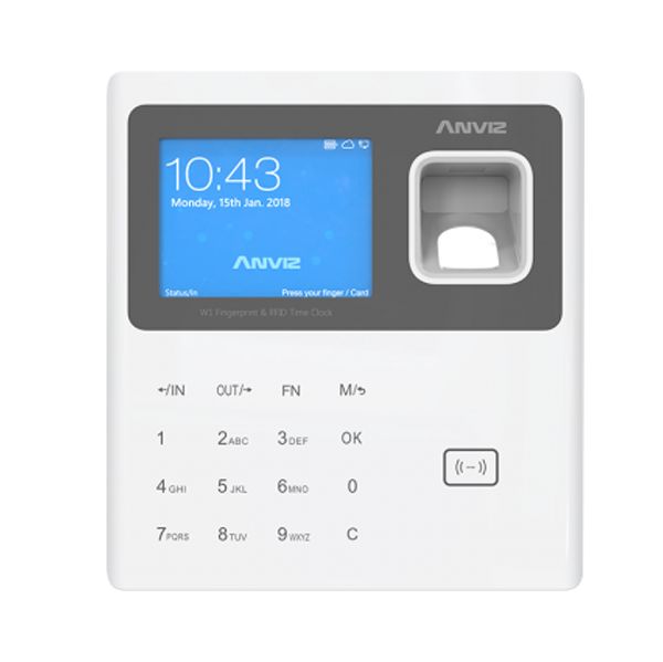 Anviz Terminal de Controlo de Presença (Impressões digitais, cartões RFID e teclado)