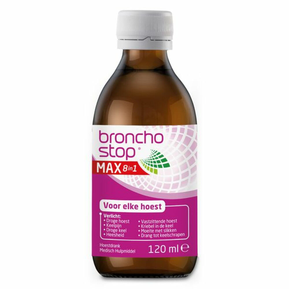 Bronchostop Max 8-in-1 Hoestdrank120 ml