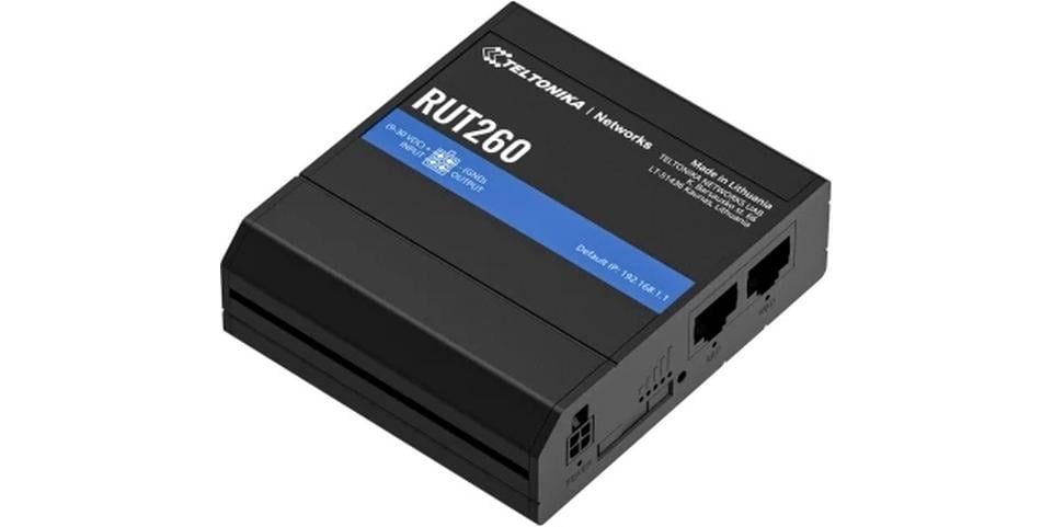 Teltonika LTE-Industrierouter RUT260 LTE CAT 6 Mobilfunk-Router